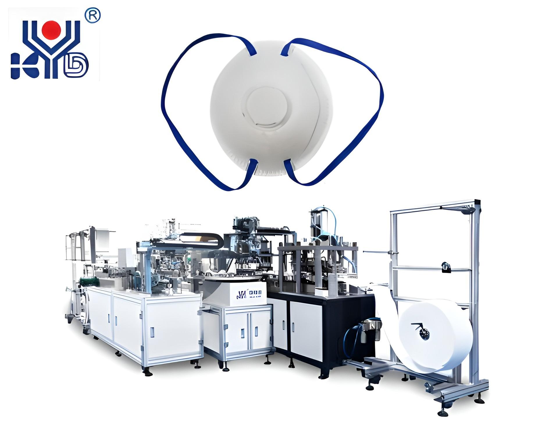The industry's fastest automatic cup-shaped mask machine solves the problem of slow production of cup-shaped masks