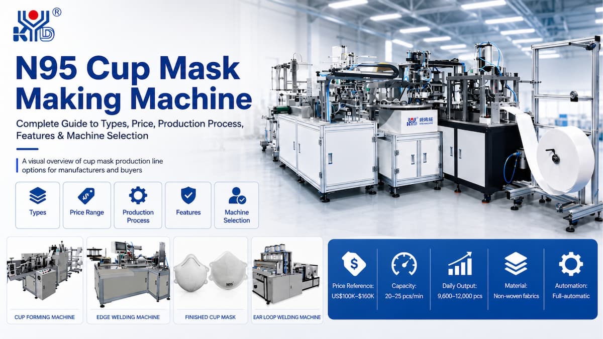 N95 Cup Mask Making Machine: Guide to Types, Price, Process and Selection