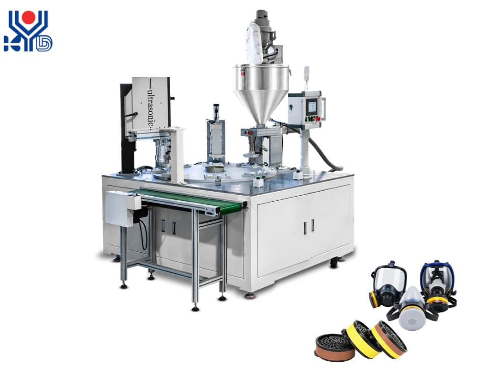 Respirator Filter Cartridge Assembly Machine